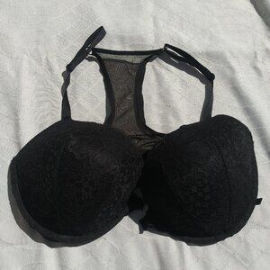 NWOT Victoria Secret Black Bra Sz 38DD/E85